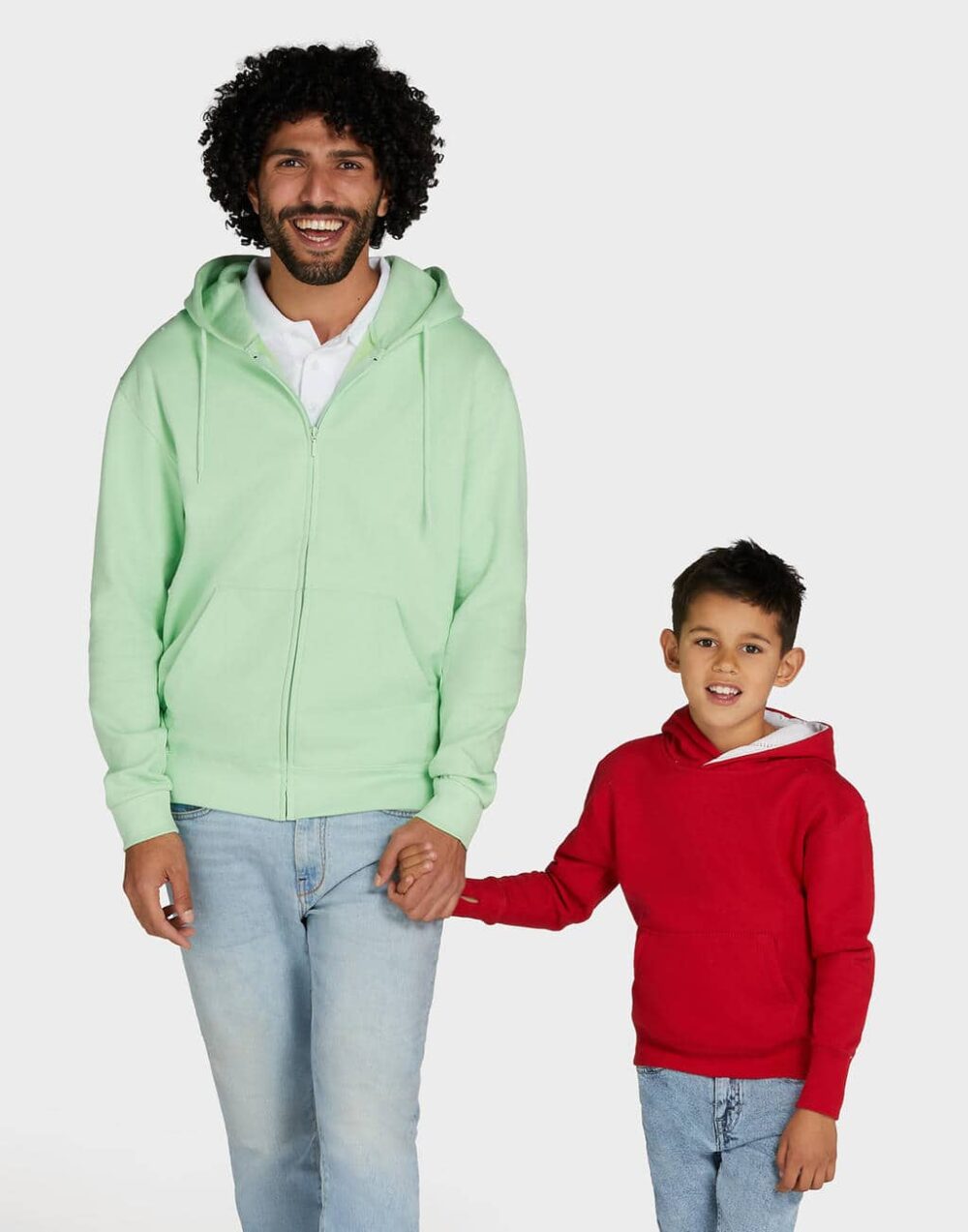 Contrast Hooded Sweatshirt Kids
