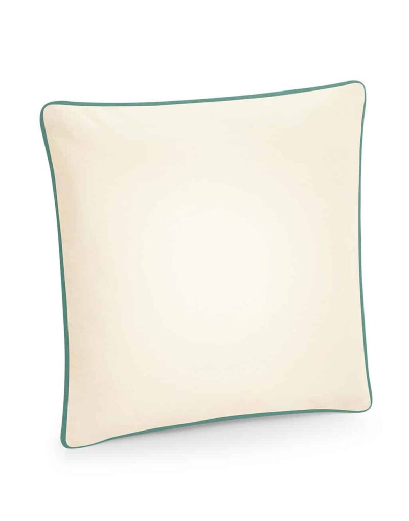 Fairtrade Cotton Piped Cushion Cover