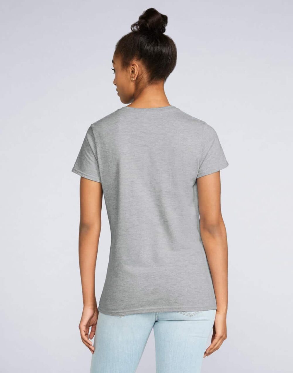 Premium Cotton Ladies V-Neck T-Shirt