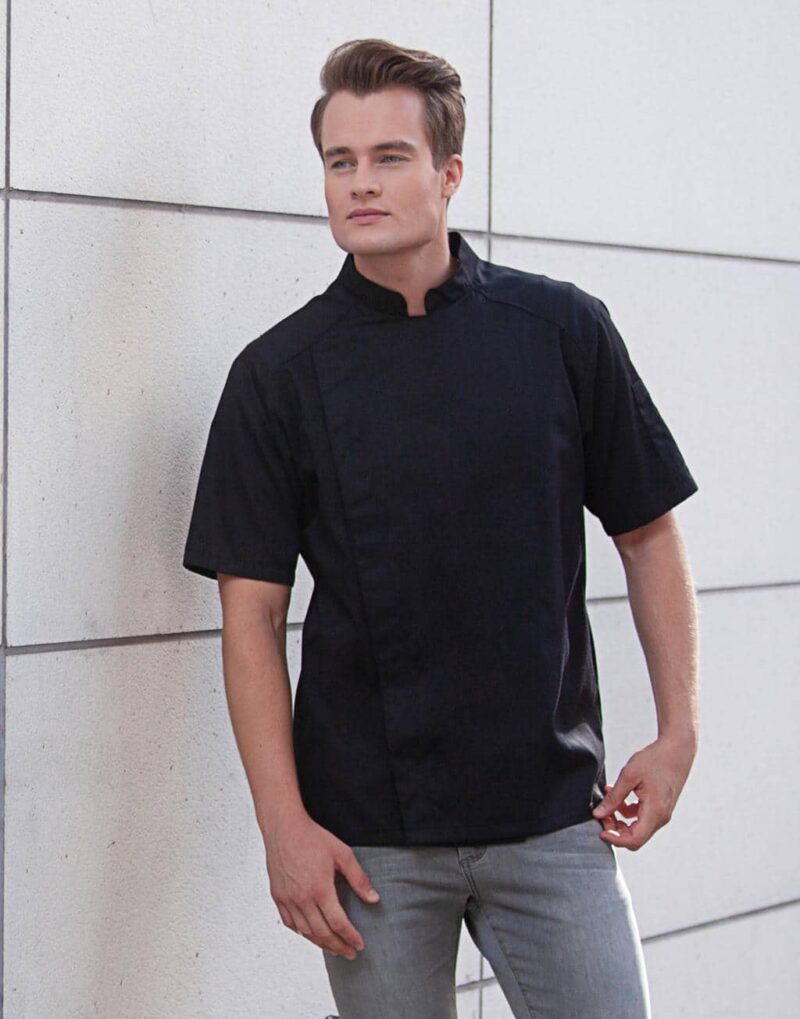 Short-Sleeve Chef Jacket Modern-Look